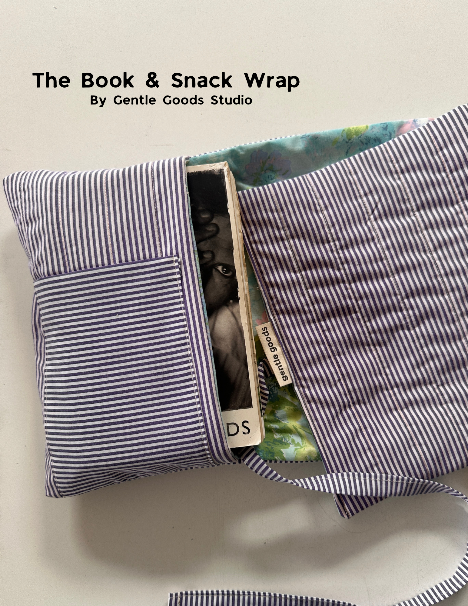 The Book & Snack Wrap Digital Sewing Pattern