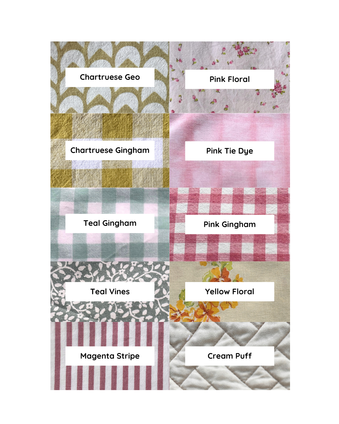 The Little Letters Custom Embroidered Quilted Pouch