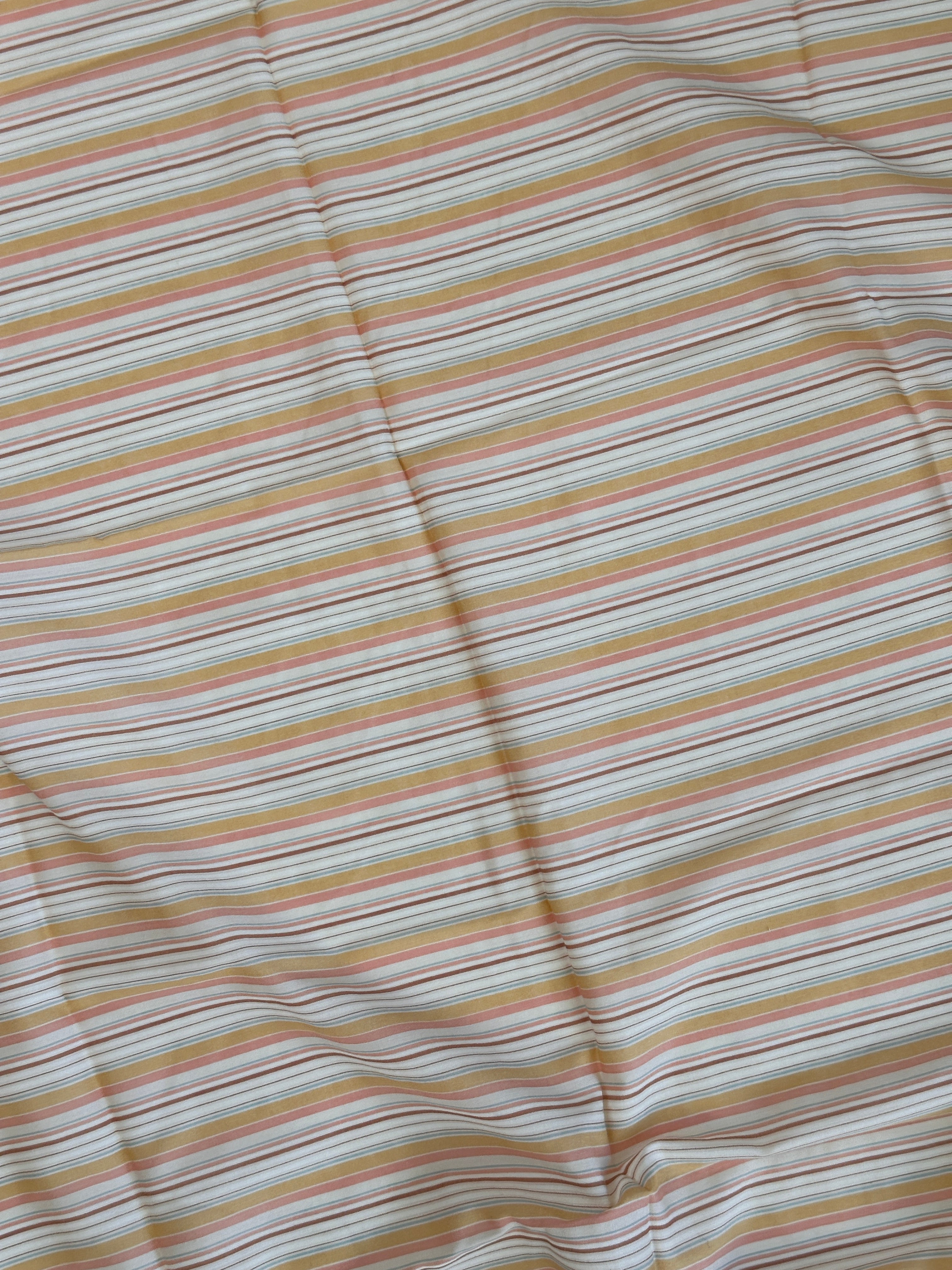 Summer Stripe - Vintage Fabric - Size: 42"x 60"